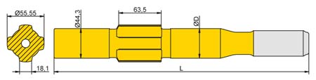 Striking Bar Ingersoll R32